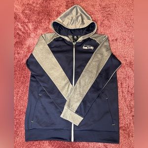 Seattle Seahawks Full Zip Hoodie, Youth XL (18)